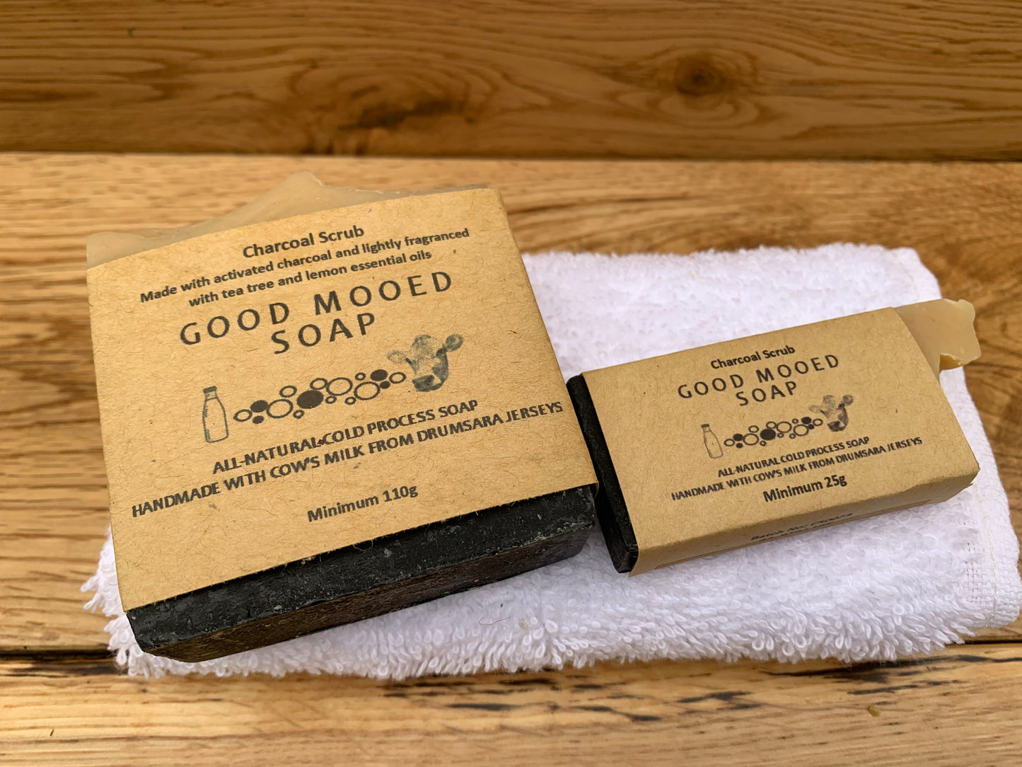 Handmade milk soap, Jersey cow, Charcoal Scrub soap, guest soap, Fermanagh, Northern Ireland